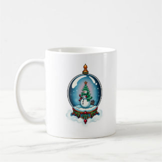 snowman coffee mug