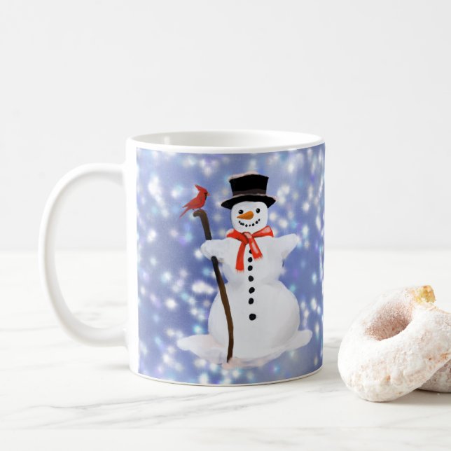 Snowman Coffee Mug (With Donut)