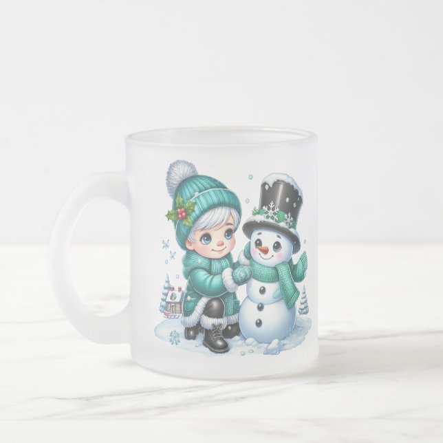 Snowman Coffee Mug (Left)