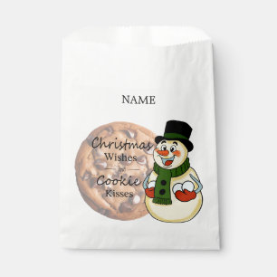 Snowman Cookie Sleeve Favour Bags