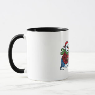 Snowman Cornhole Christmas 2026 Holiday Tailgate Mug