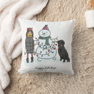 Snowman Cushion