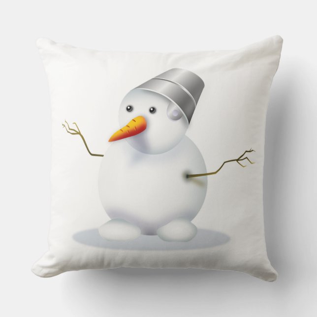 Snowman Cushion (Front)