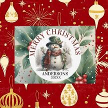 Snowman Cute Christmas Wishes