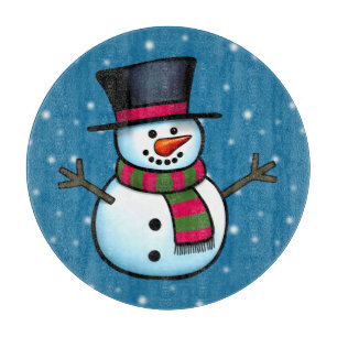 Snowman Cutting Board