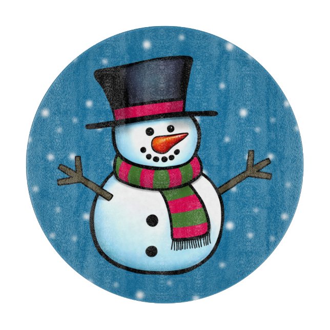 Snowman Cutting Board (Front)