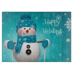 Snowman Cutting Board