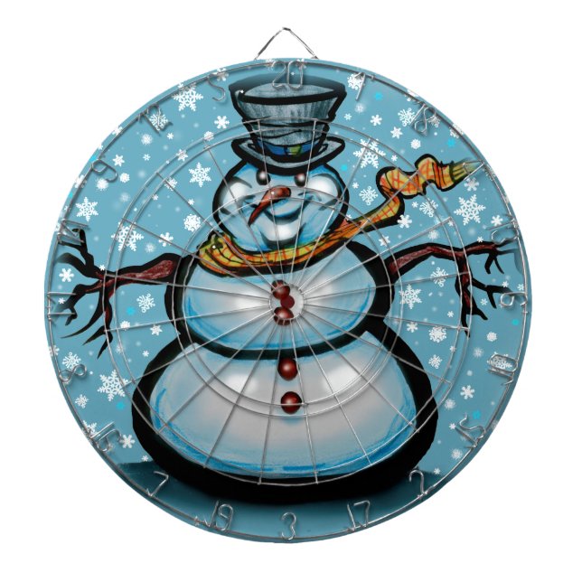 Snowman Dartboard (Front)