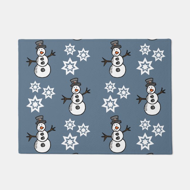 Snowman Doormat (Front)