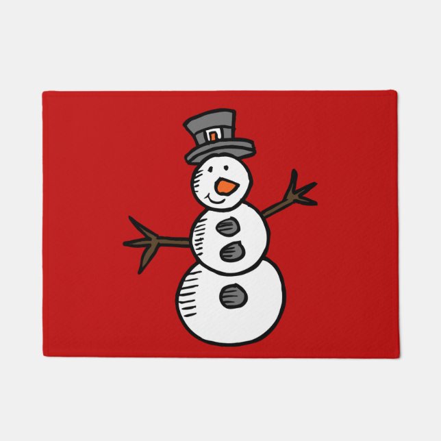 Snowman Doormat (Front)