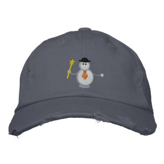Snowman Embroidered Hat