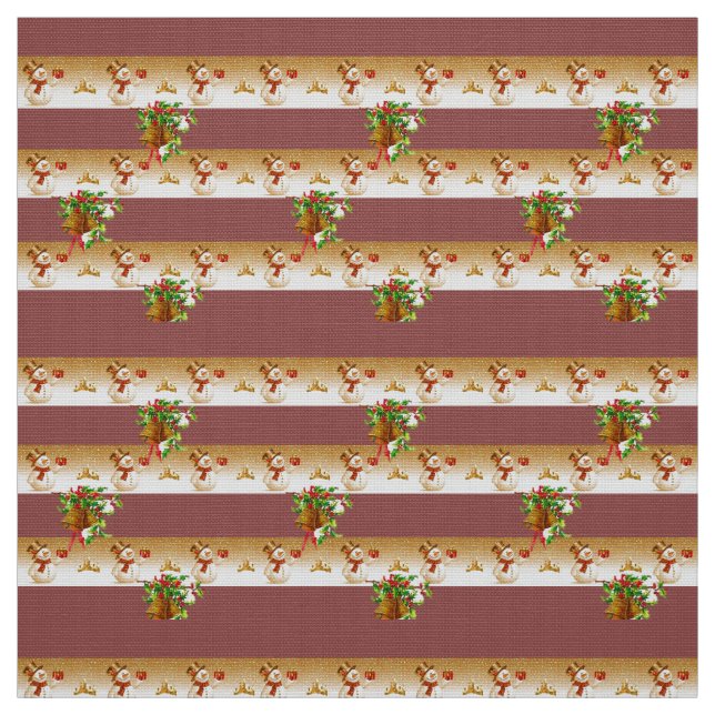 Snowman Fabric (Swatch)