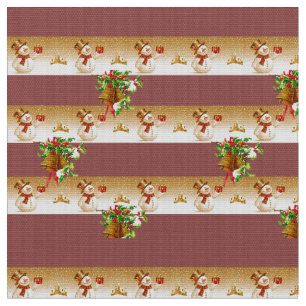 Snowman Fabric