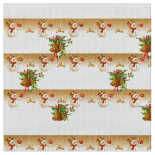Snowman Fabric