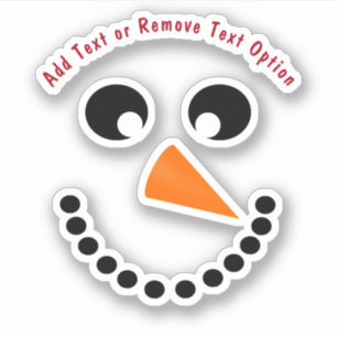 Snowman Face Christmas