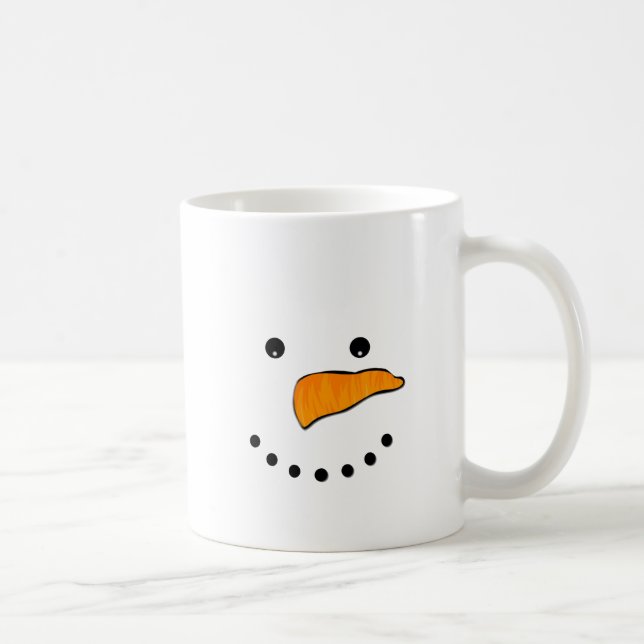 Snowman Face Coffee Mug (Right)