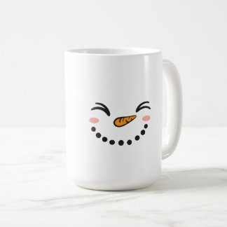 Snowman Face Coffee Mug