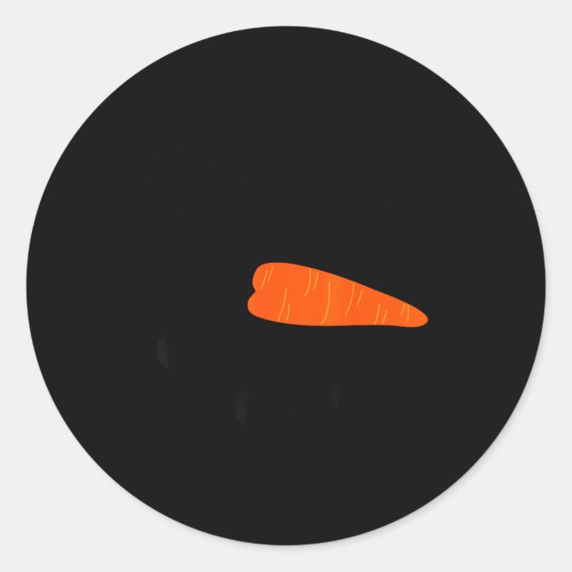 Snowman Face Eyelashes For Women Christmas Winter  Classic Round Sticker (Front)