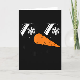 Snowman Face Family Christmas Matching Costume Men Card