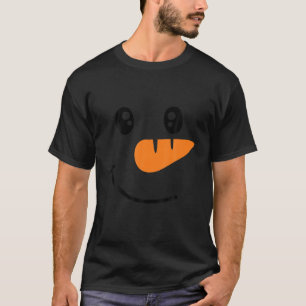 Snowman Face For Kids Boys Girls Men Women Christm T-Shirt