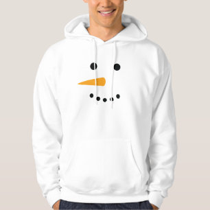 Snowman Face Hoodie