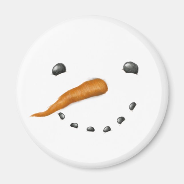 SNOWMAN FACE MAGNET (Front)