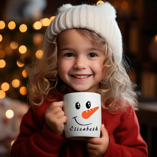 Snowman Face Mug 