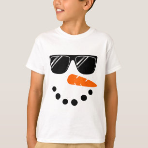 Snowman Face Shirt Boys Kids Toddler Gle Christmas