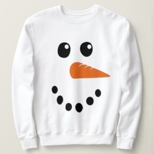 Snowman Face Sweatshirt