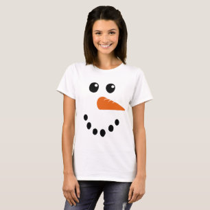 Snowman Face T-Shirt