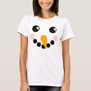 Snowman Face T-Shirt