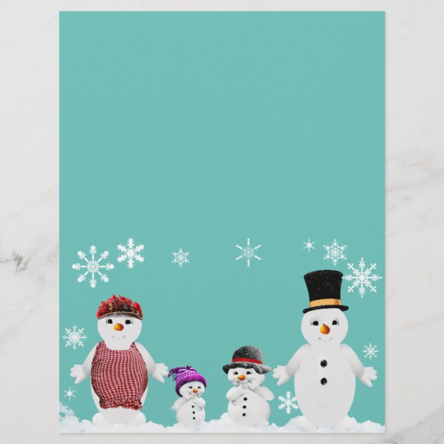 snowman family (Front)