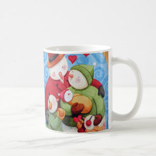 Snowman Family Coffee Mug