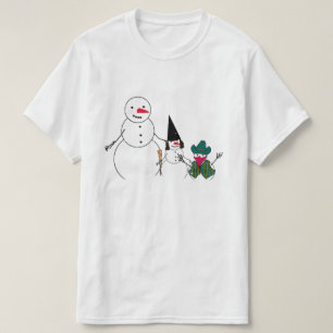 Snowman Family Halloween T-Shirt