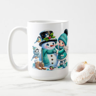 Snowman & Friends Coffee Mug