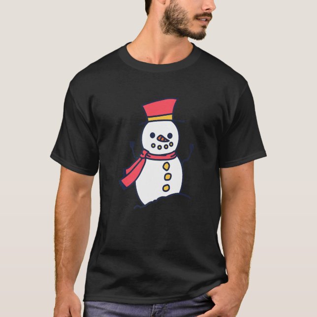 Snowman fun christmas   T-Shirt (Front)