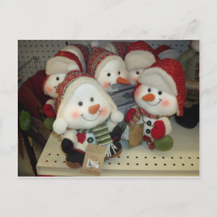 Snowman Gaggle Postcard