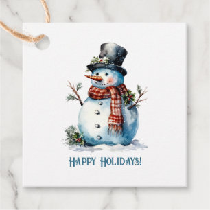 Snowman Gift Tag