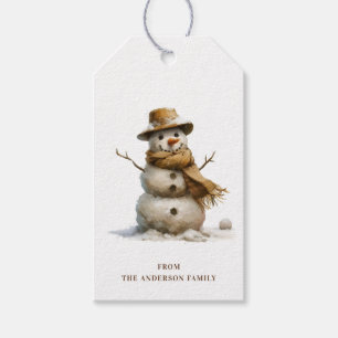 Snowman Gift Tags