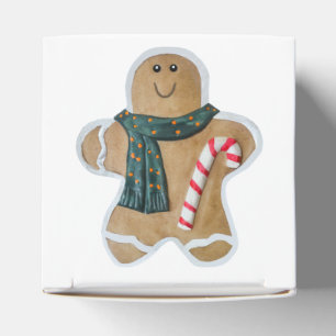 Snowman gingerbread  favour box