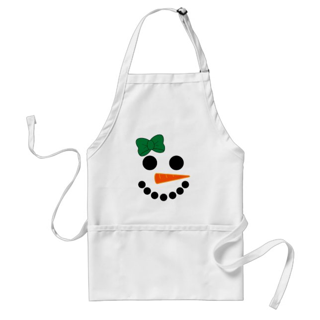 Snowman Girl Standard Apron (Front)