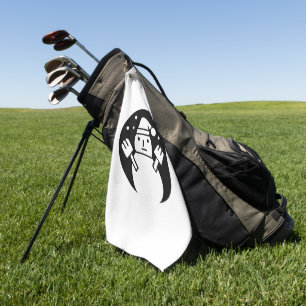 snowman golf towel
