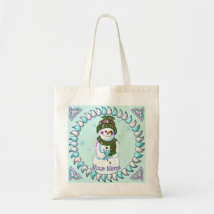 Snowman Granny Tote Bag