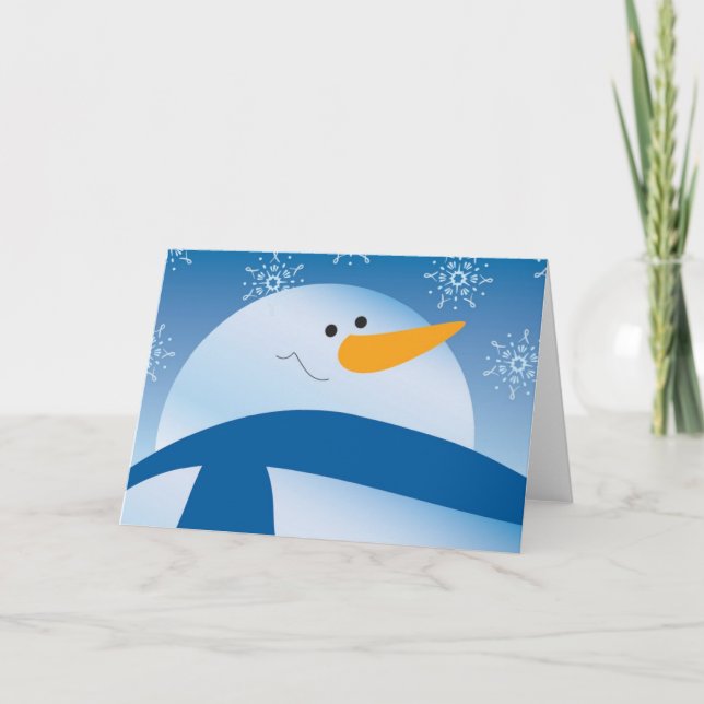snowman greeting card (Front)