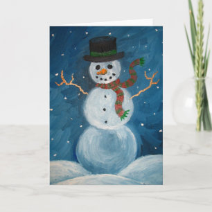 Snowman Greeting Card