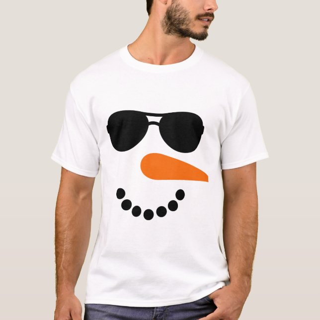 Snowman Halloween costume T-Shirt (Front)