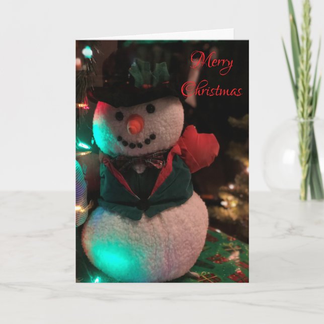 Snowman Holiday Card (Front)