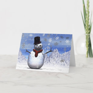 Snowman Holiday Card