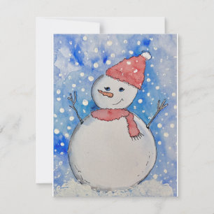 Snowman Holiday Cards