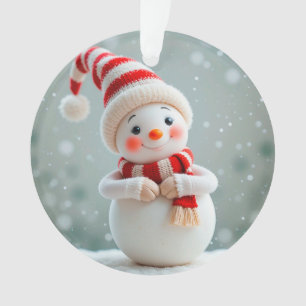 ⛄ Snowman Holiday Cheer Home Style 🎄 Ornament